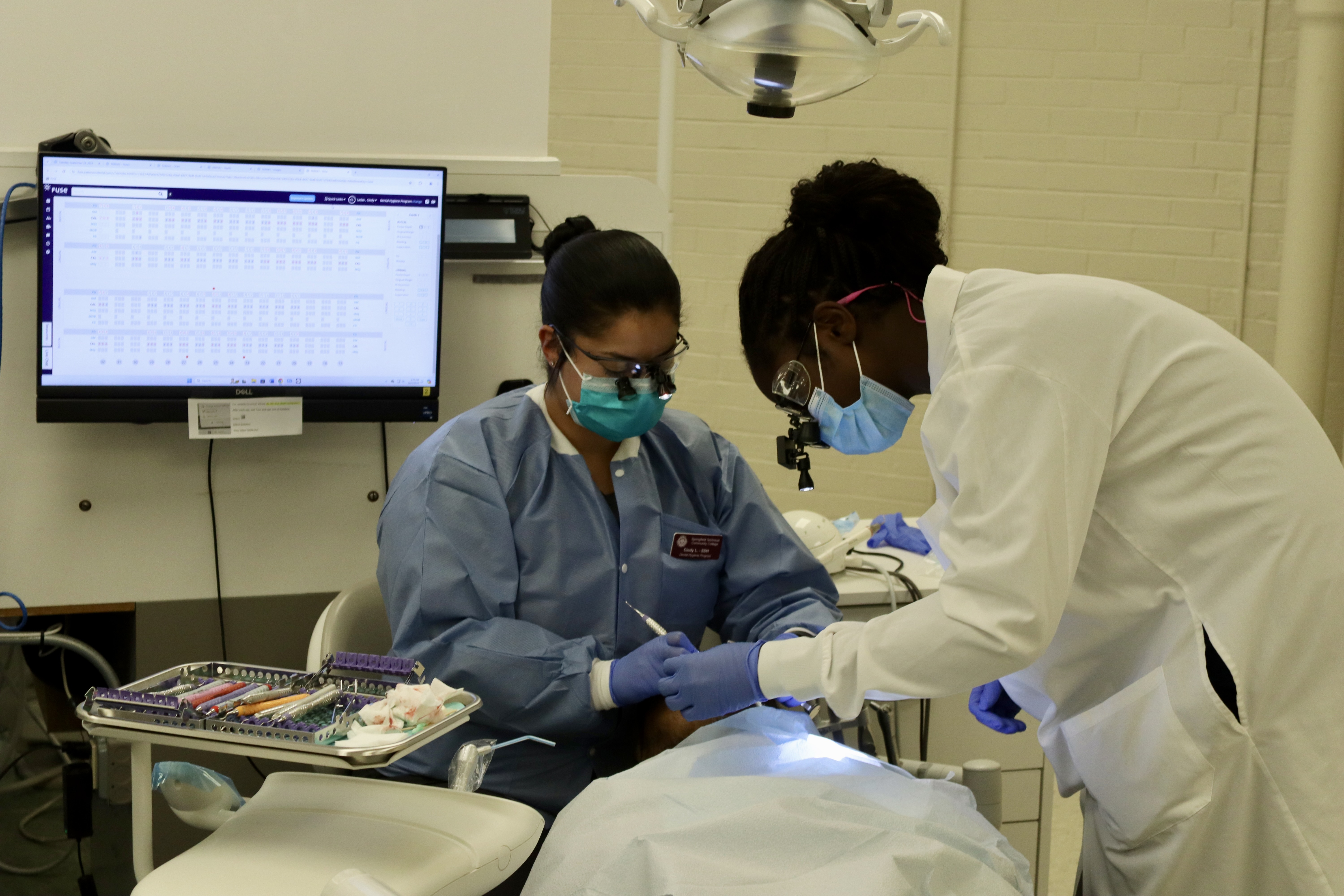 Dental Assistant Students in clinical
